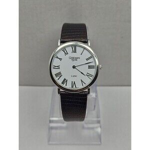 Goodman And Sons Quartz Dress Watch Roman Numerals Stainless Steel New Battery